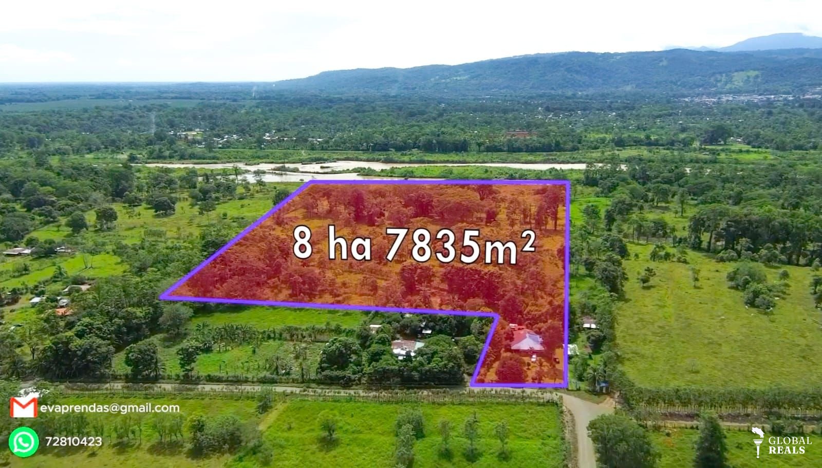 Vendo Finca con potencial, Louisina, Siquirres, Limón