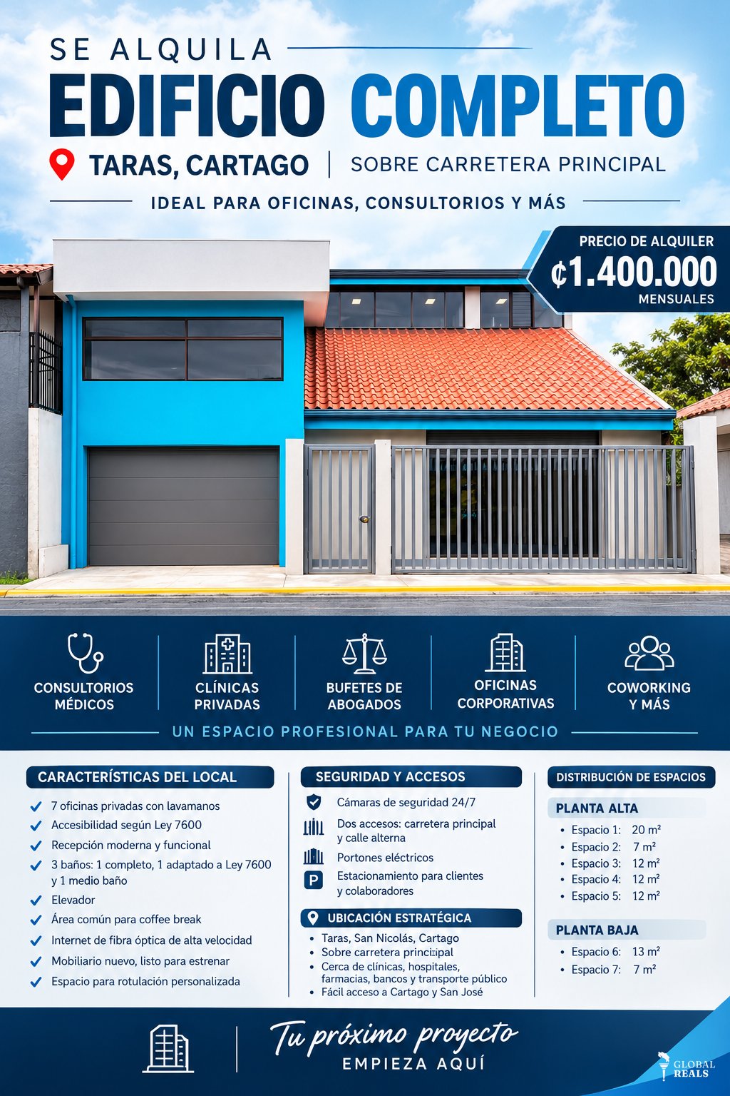 Local Comercial en Cartago para Estrenar