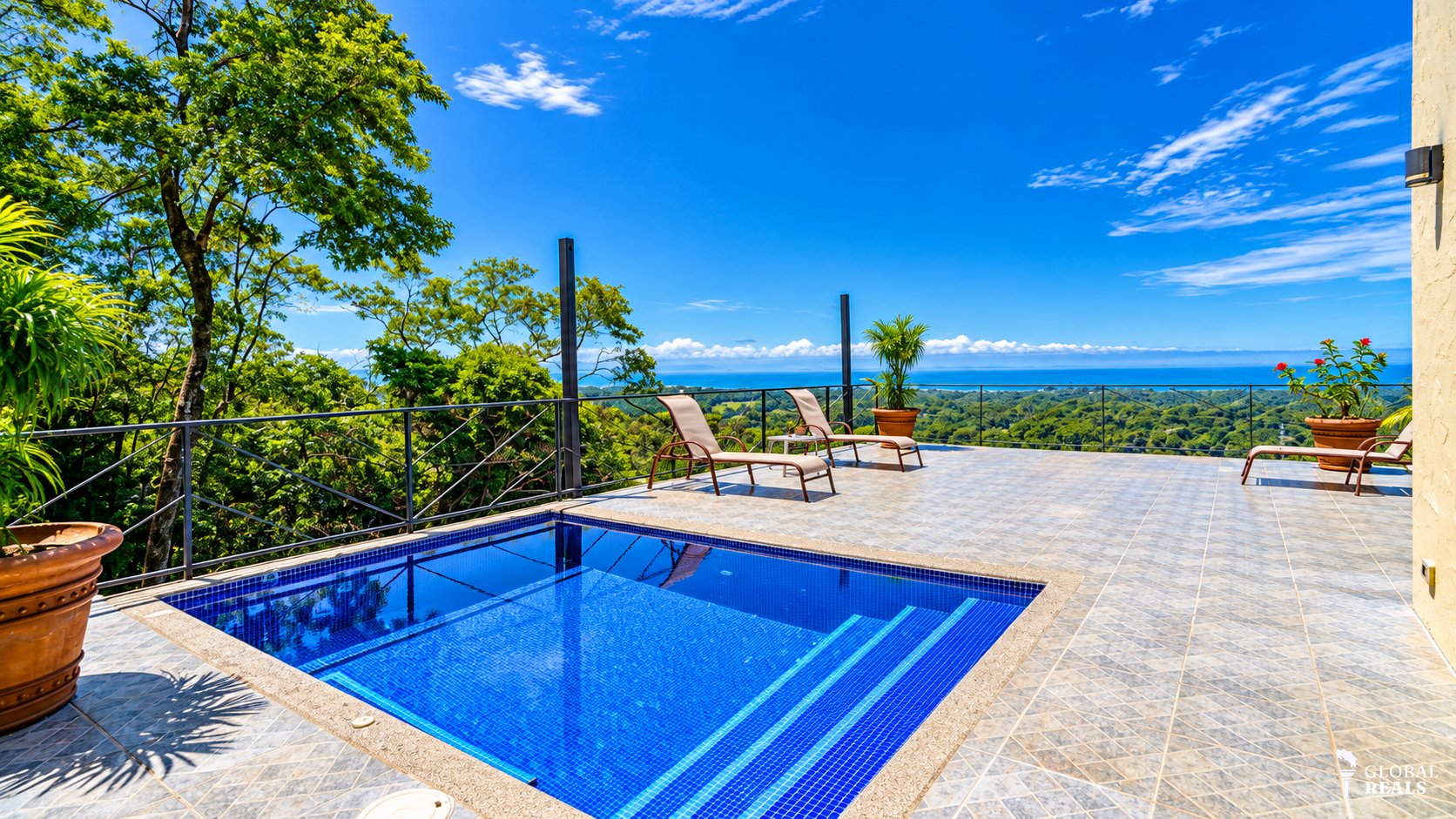 One of a Kind Ocean View Estate on 6 Private Acres in Matapalo