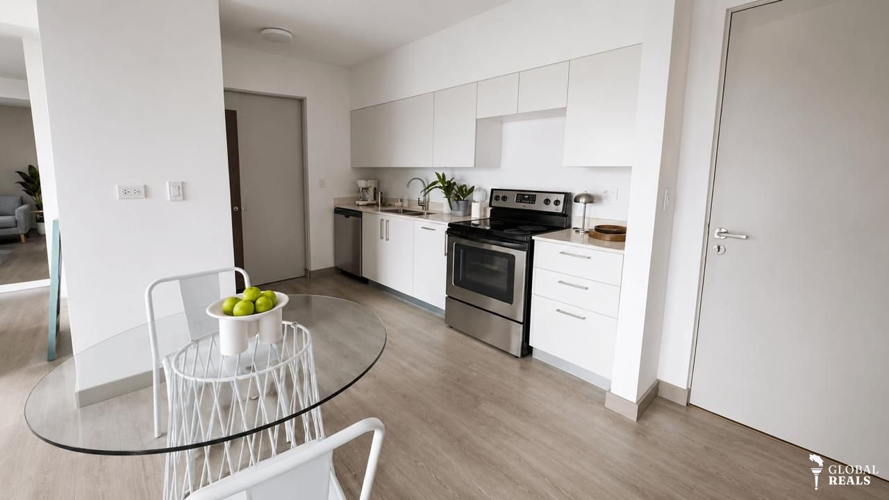 ALQUILER APARTAMENTO CON LÍNEA BLANCA - #163AF