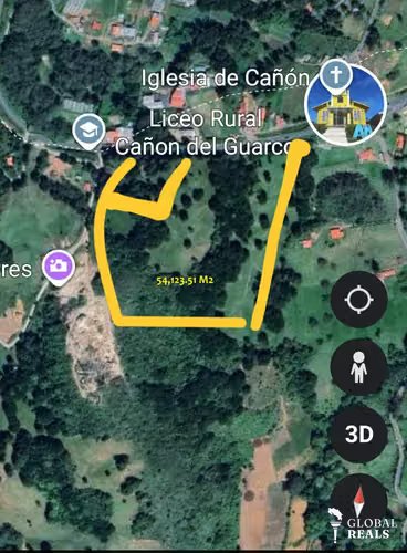54,123 M2 APTA PARA DESARROLLO DE PROYECTO TURISMO CABANAS ETC