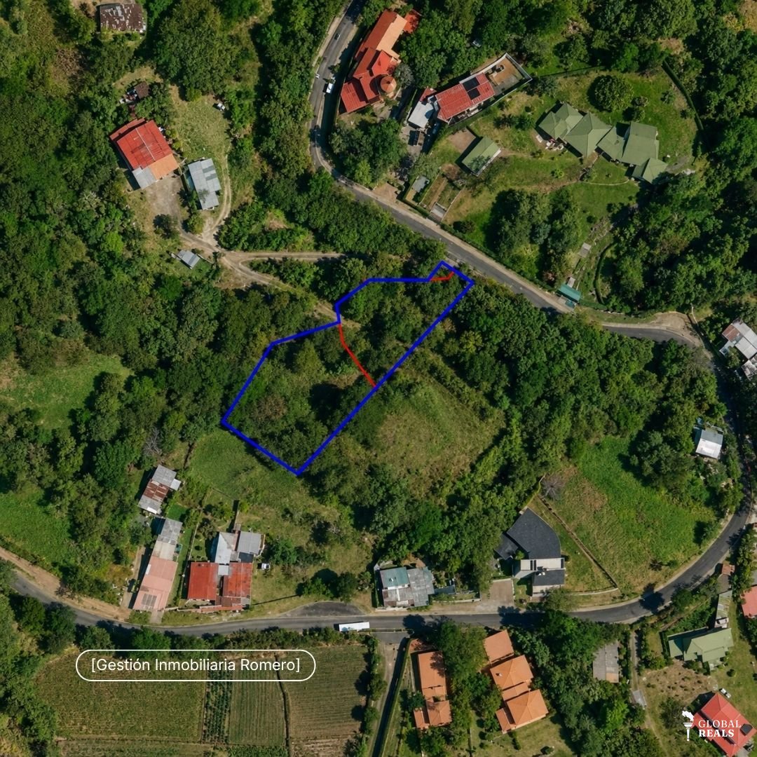 Lote en venta en Escazú - 1000 m² con vista panorámica al Valle Central, Altos de Carrizal