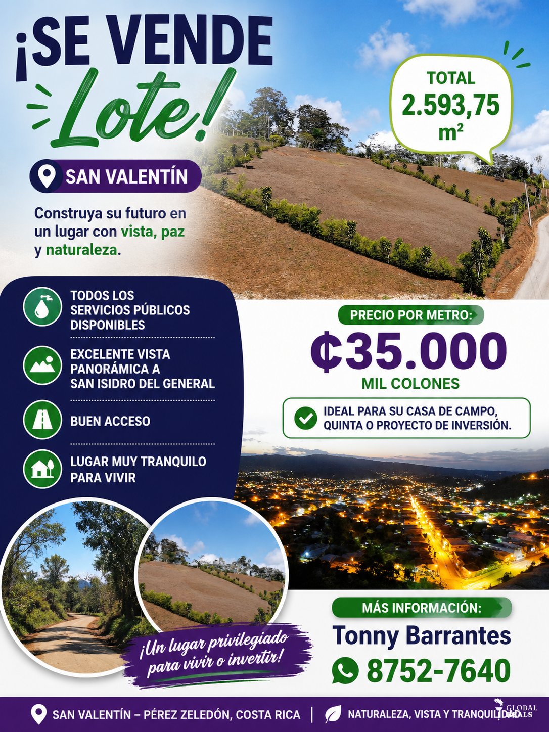 🏡🌿 **¡Se vende hermoso lote en San Valentín! ** 🌿🏡