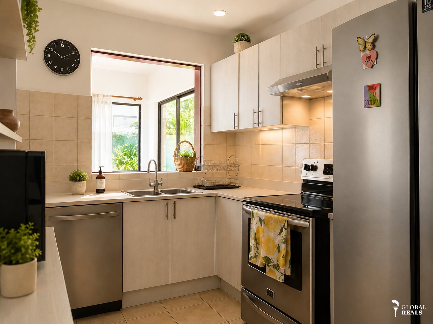 Práctica, segura y acogedora: Casa de 3 habitaciones en condominio estratégicamente ubicado en Santa Ana