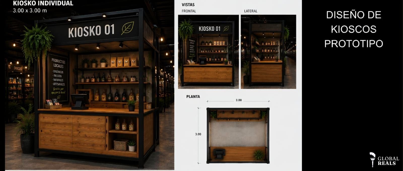 ALQUILER KIOSKOS COMERCIALES SAN RAFAEL DESAMPARADOS