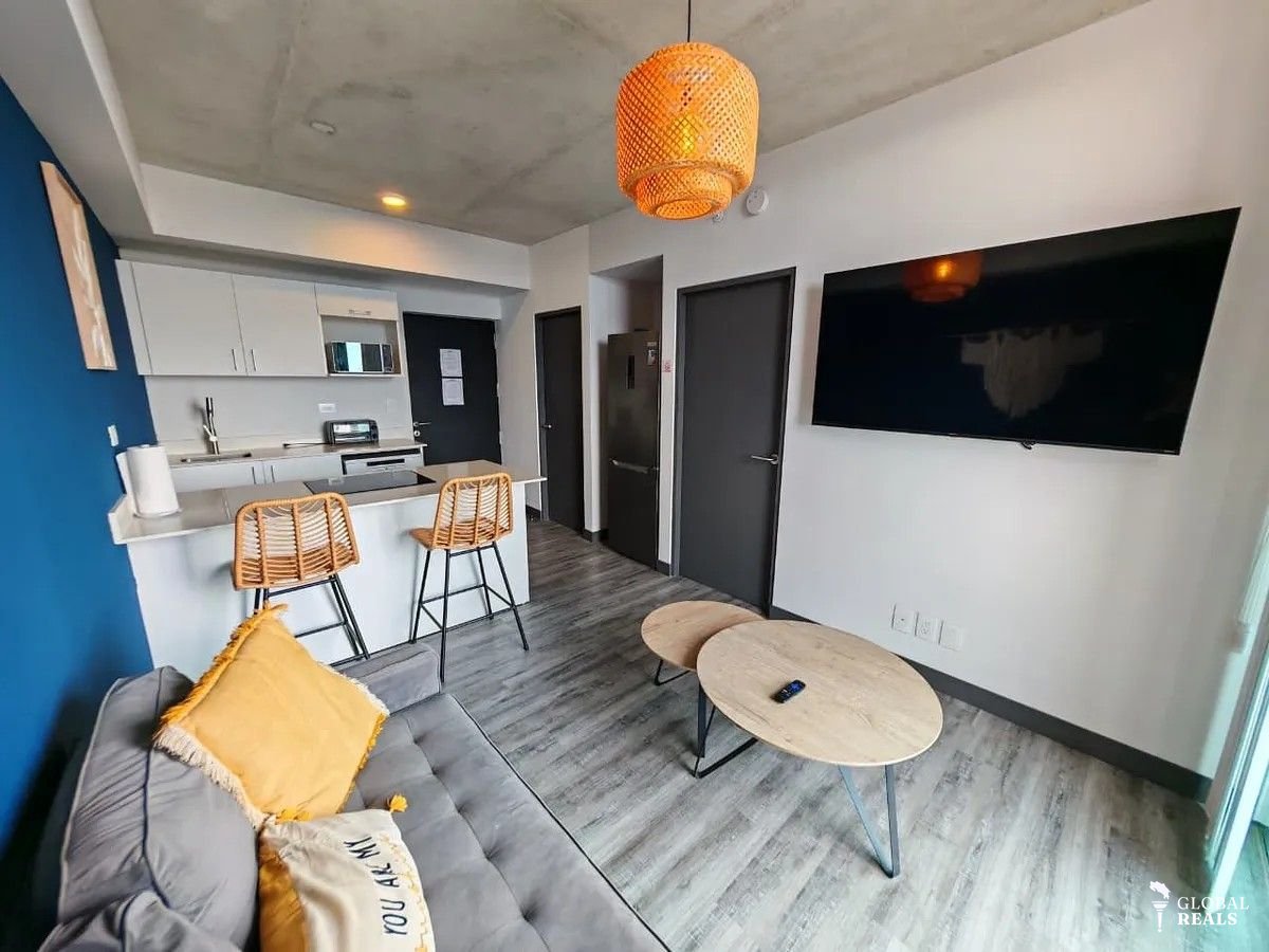 Apartamento Amueblado en Alquiler en SECRT Sabana | Piso 22 | 1 Habitación | Parqueo y Bodega